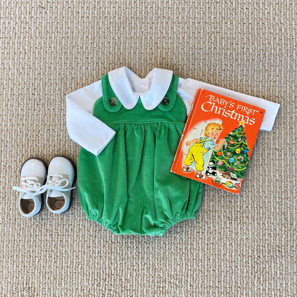 Peter Pan Collar Onesie (Long Sleeve Pima)