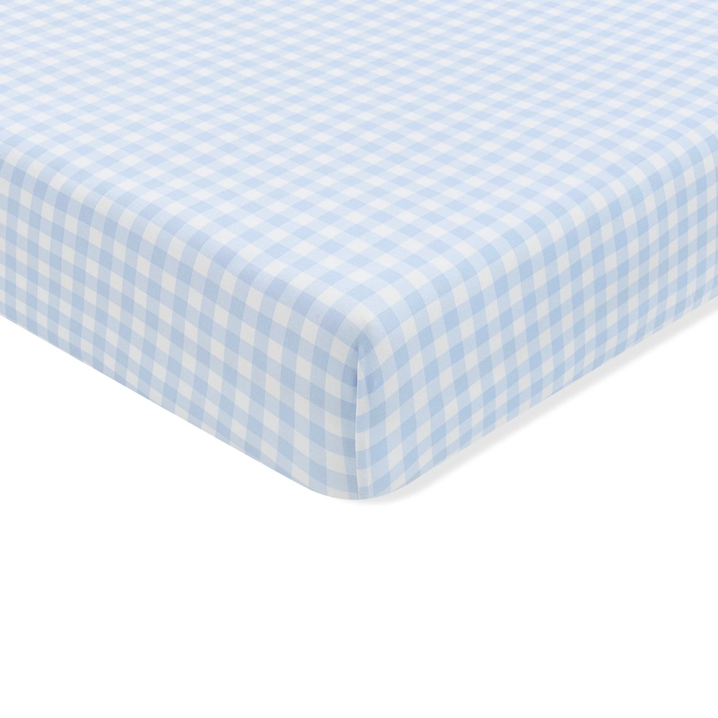 Crib Sheet in Gingham Breeze