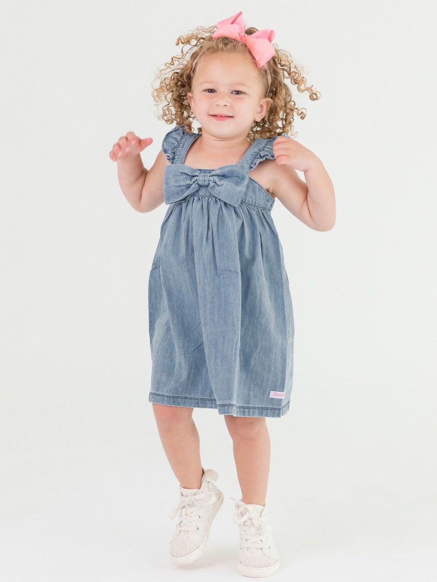 Flutter Bow Woven Dress