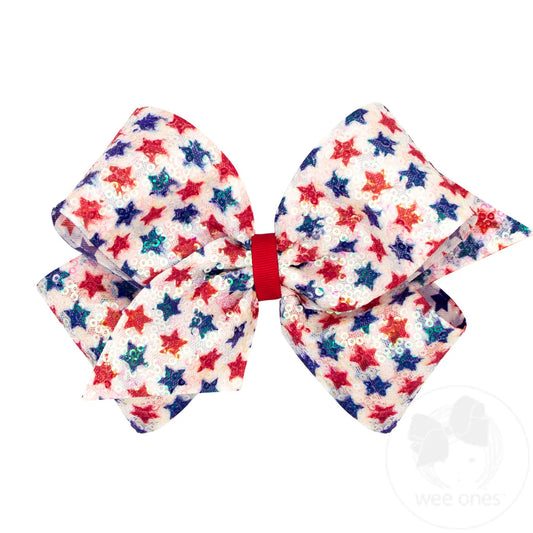 King Patriotic Sequin Star
