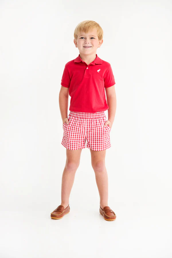 Sheffield Shorts - Richmond Red Gingham