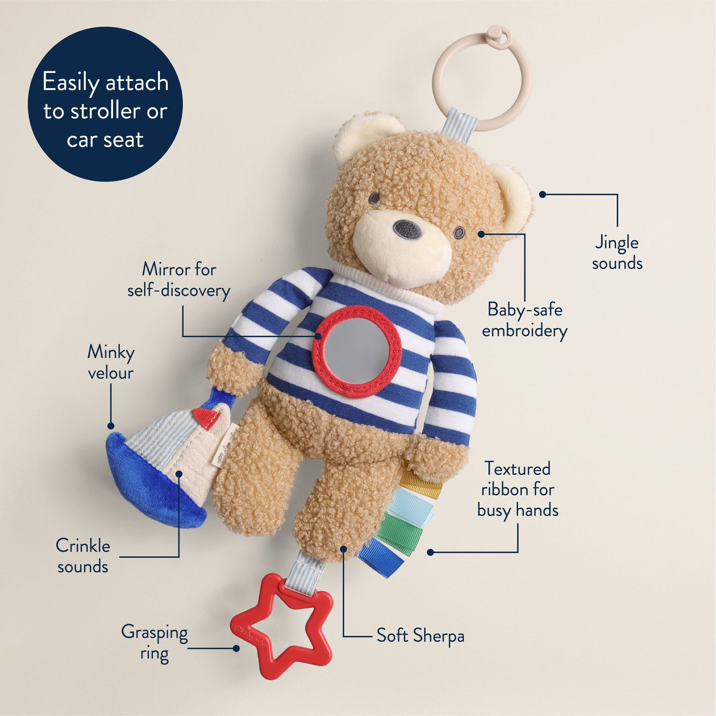 Bitzy Traveler™ Bear