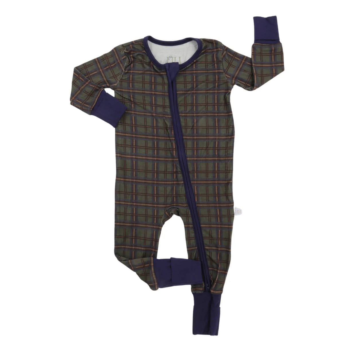 Boys Cabin Cozy Zipper Romper