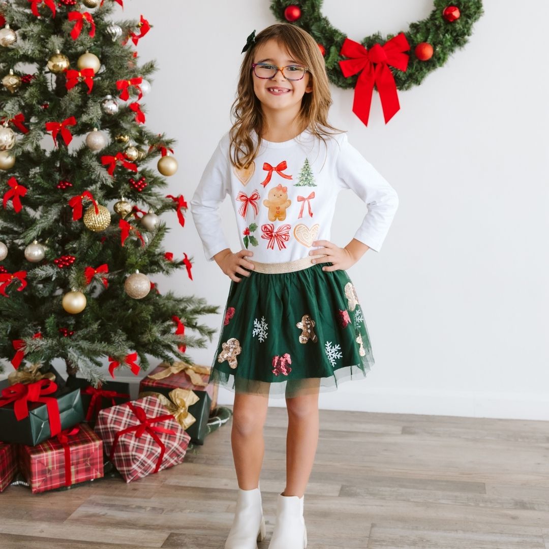 Gingerbread Cutie Christmas Long Sleeve Shirt