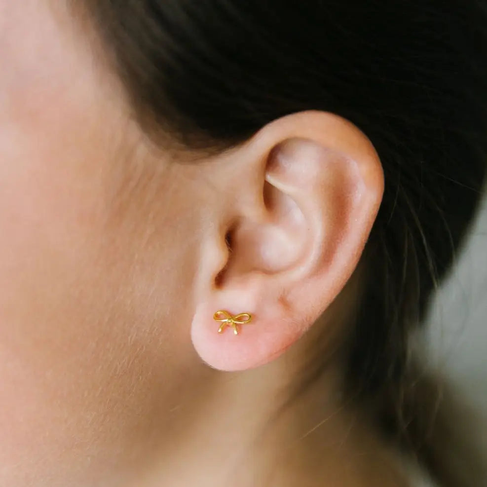 Bow Stud Earrings