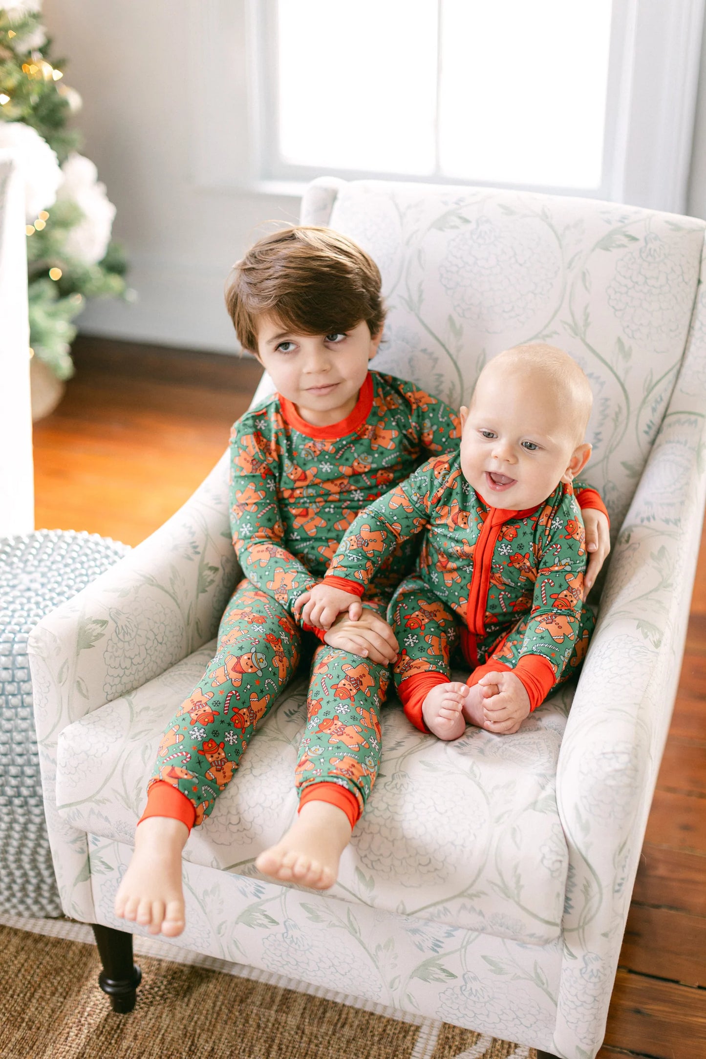 Cowboy Gingerbread Zipper Romper