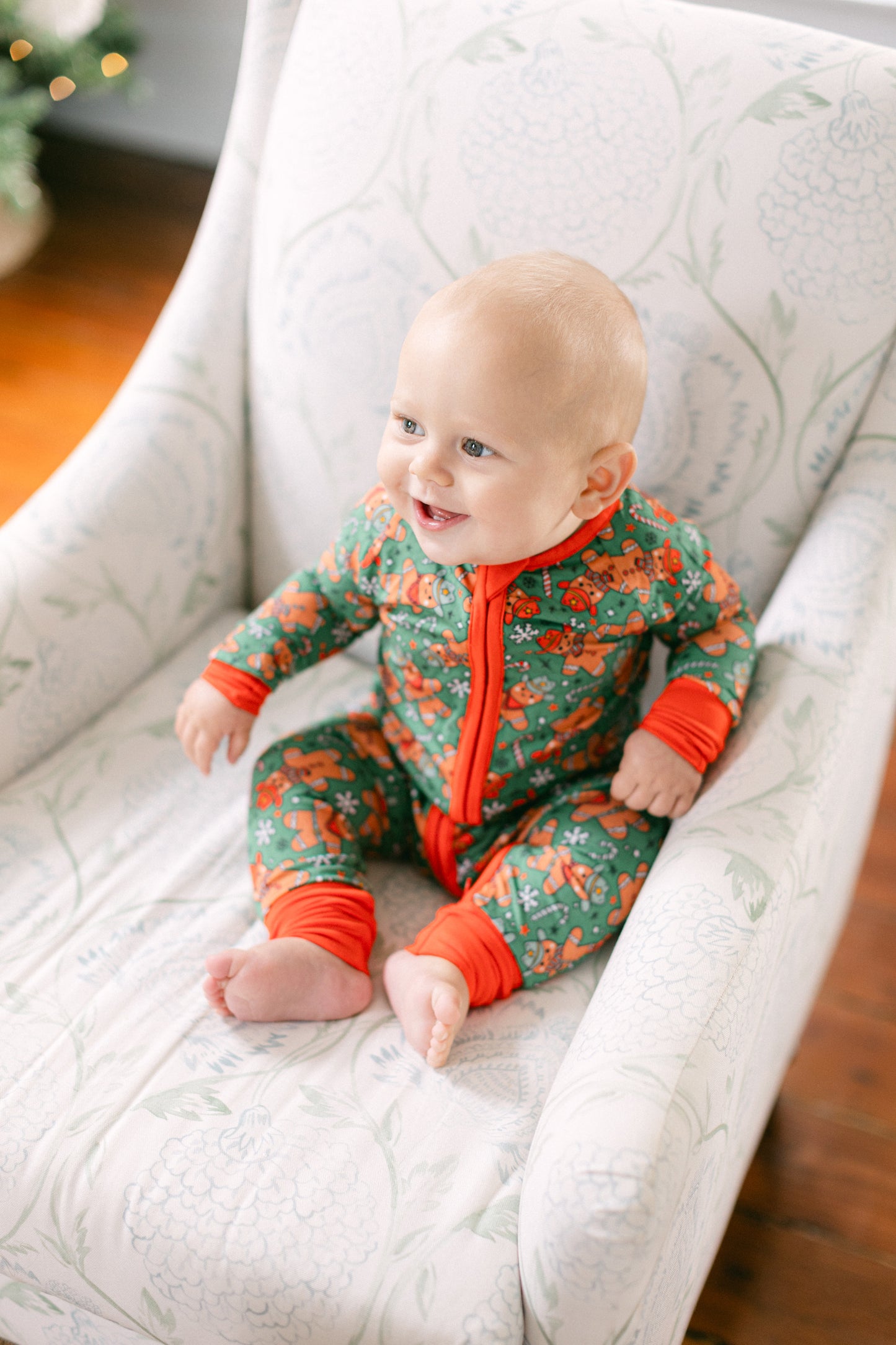 Cowboy Gingerbread Zipper Romper
