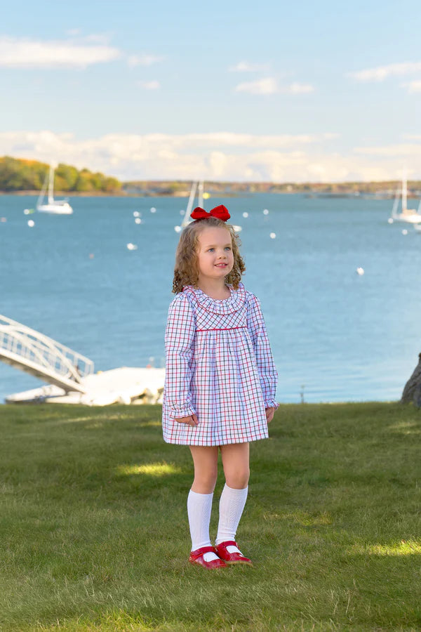 Long Sleeve Ramona Ruffle Collar Dress