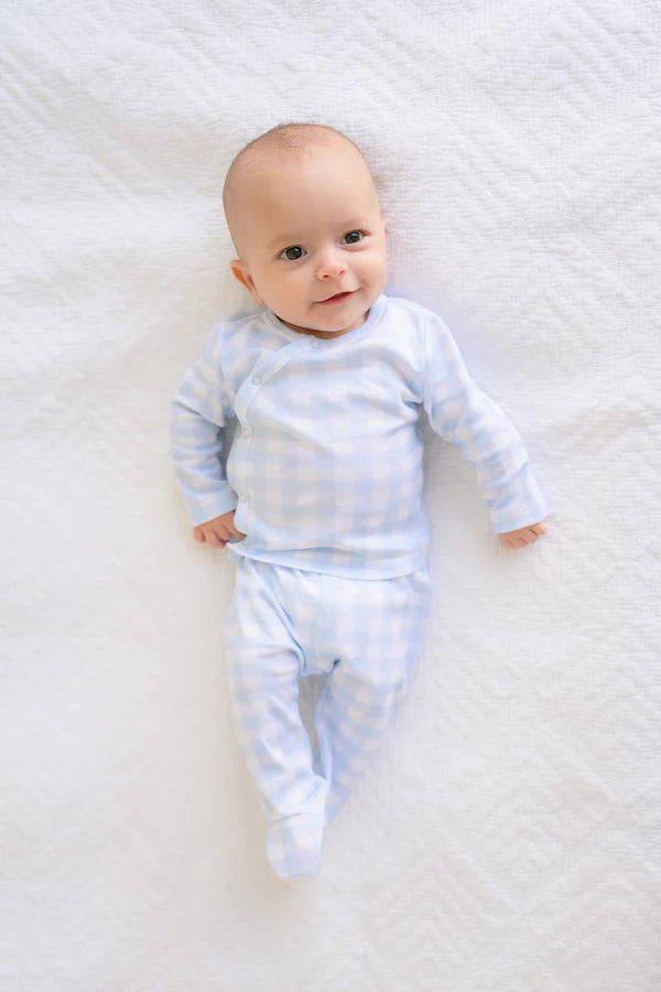 Cameron Cross-Front Set- Buckhead Blue Gingham