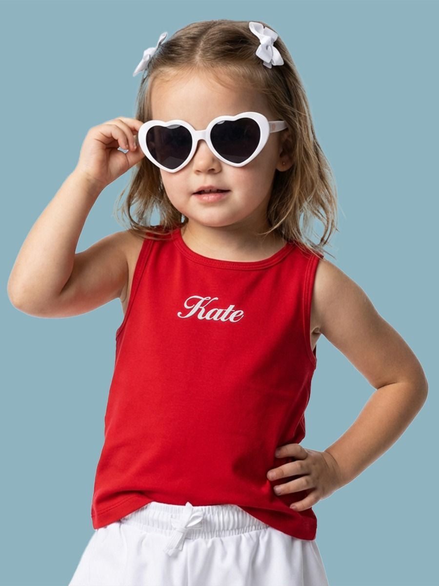 Red Active Tank Top