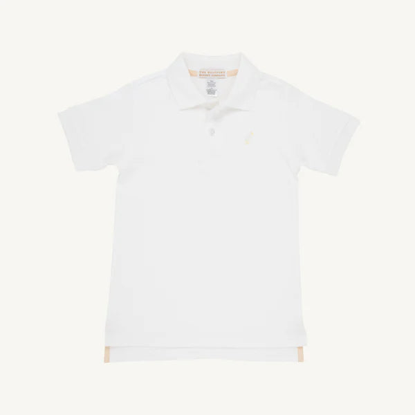 Prim & Proper Polo- Worth Avenue White