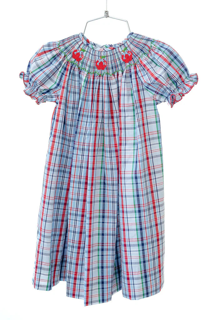 Back to School Apples Smocked Helen Dress