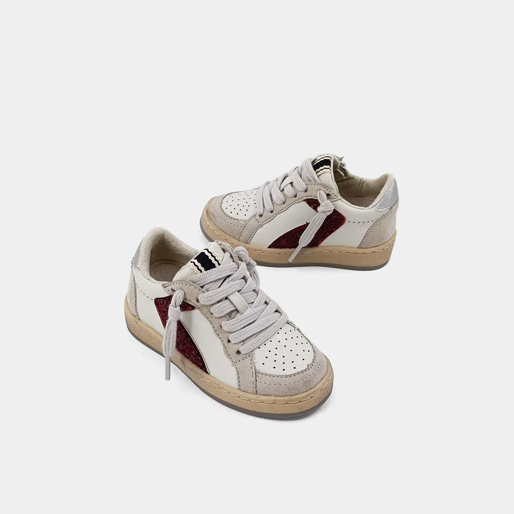 Salma Toddlers - Dark Red Glitter