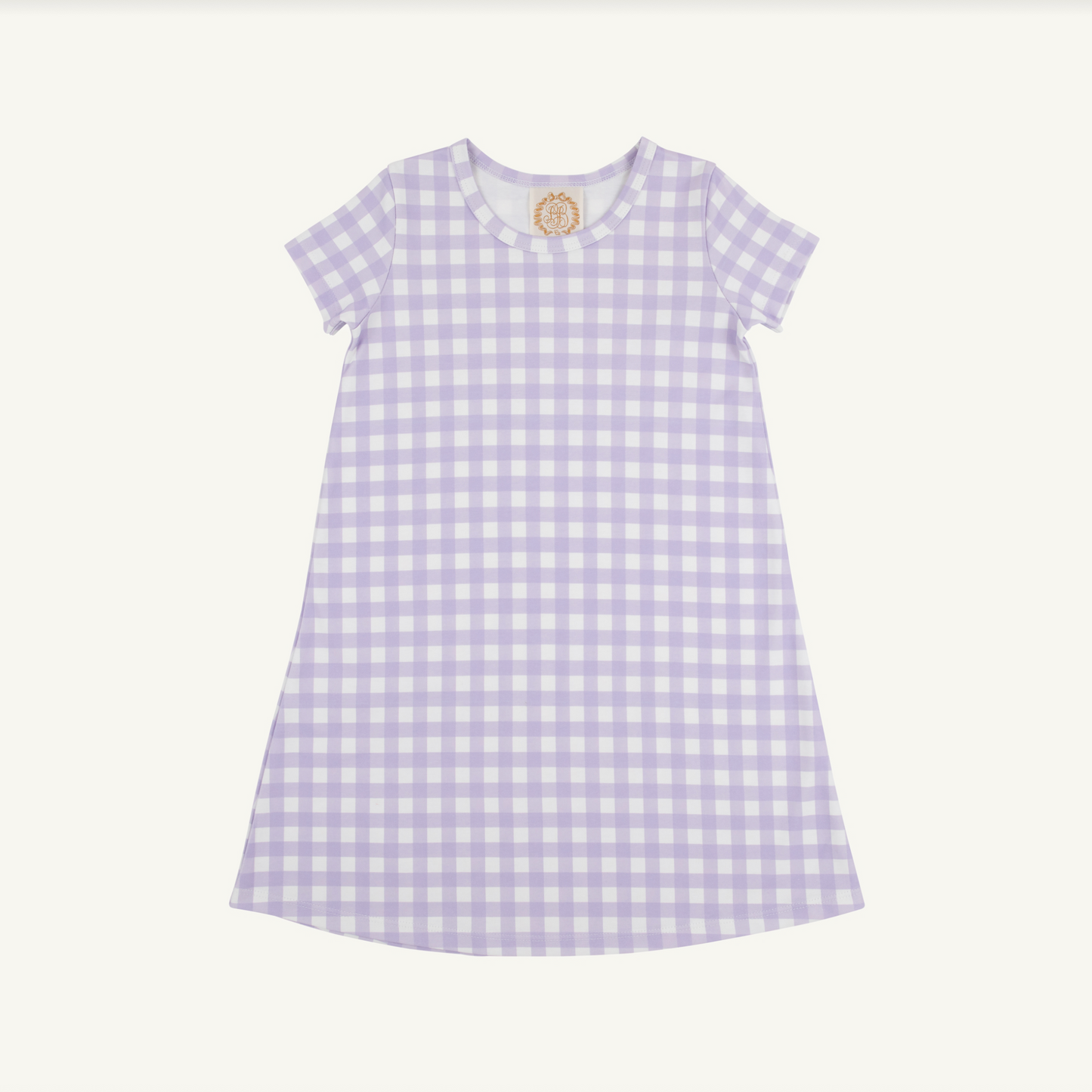 Polly Play Dress - Short Sleeve - Lauderdale Lavender Gingham