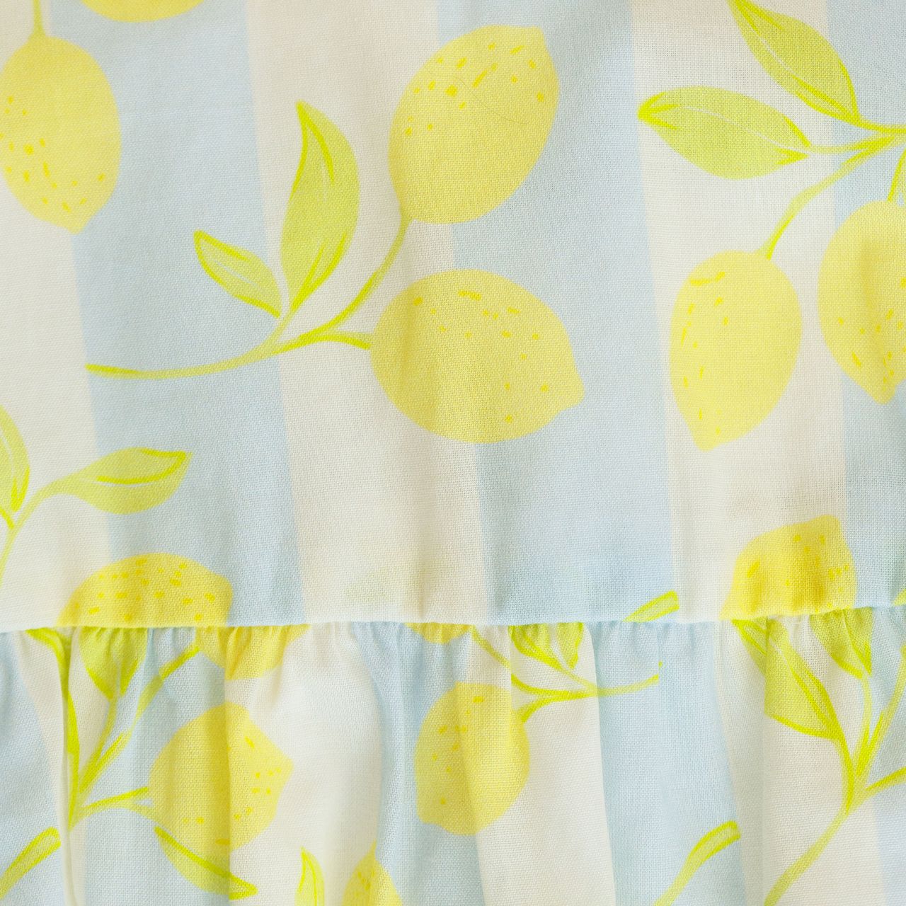 Finley Dress- Lemons Blue