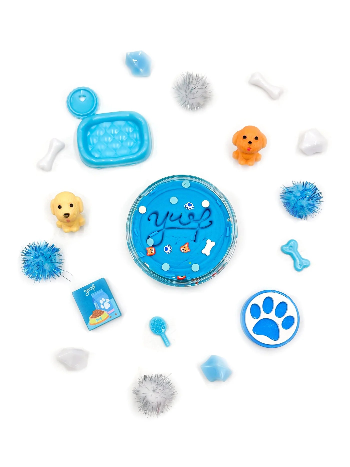 Grab & Go Dough Jar - Blue Pet Shop