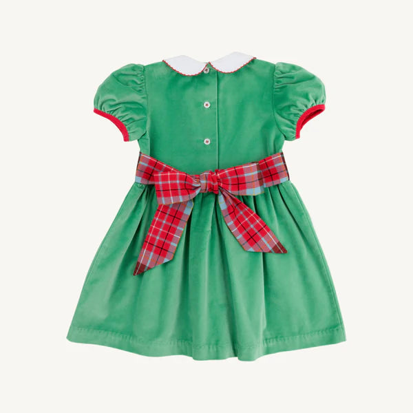 Cindy Lou Sash Dress (Velveteen)