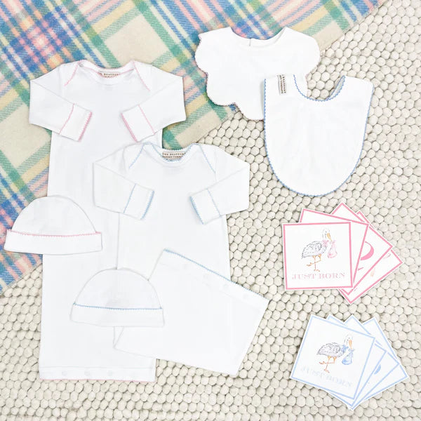 Darling Debut Set- Buckhead Blue (with snaps)