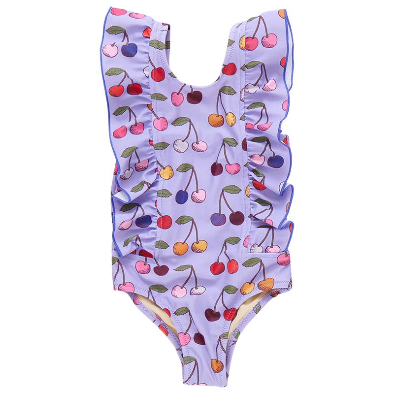 Girls Katniss Suit - Lavender Cherry