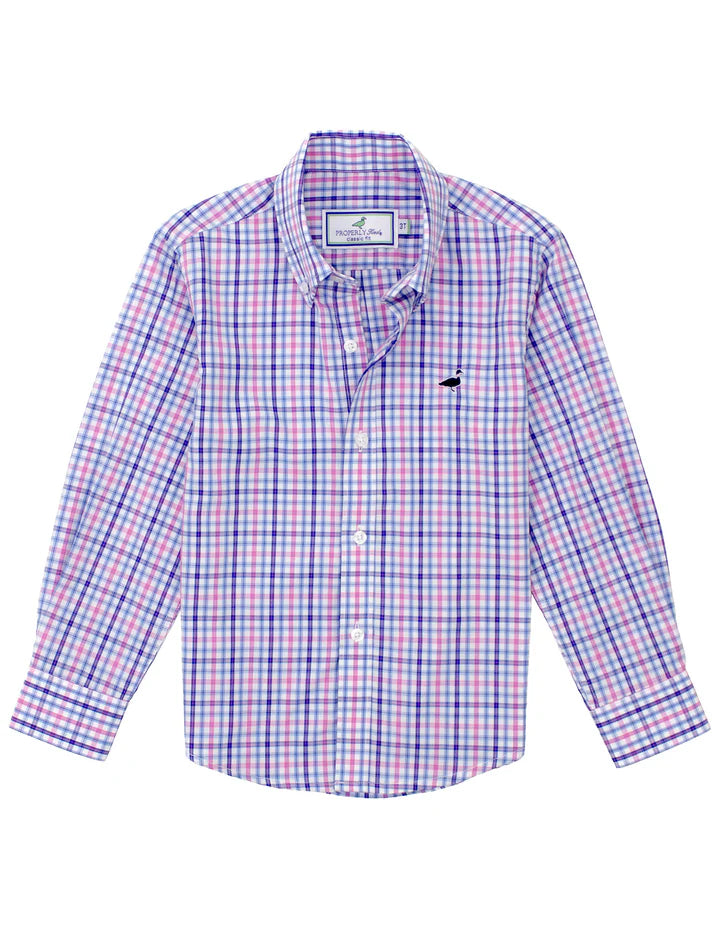Baby Seasonal Sportshirt Blueberry