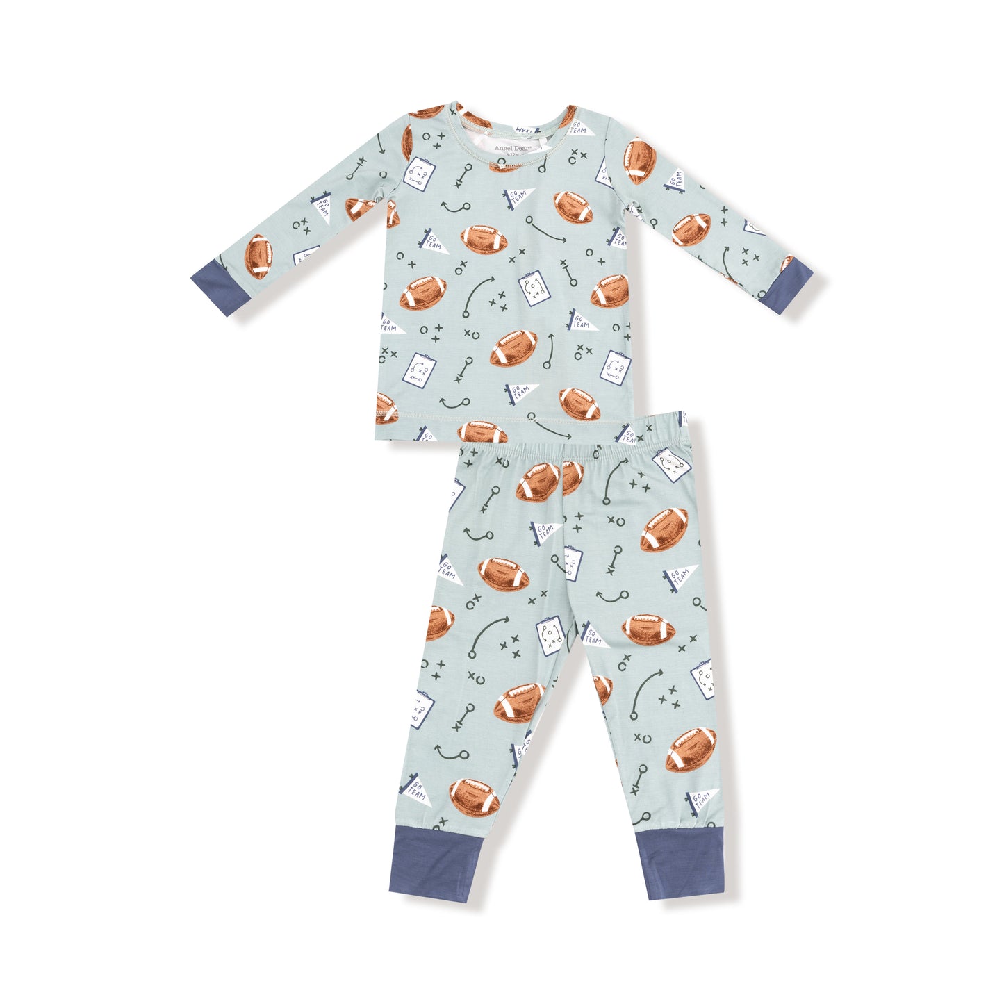 Touchdown Time - Grey Mist - L/s Loungewear Set