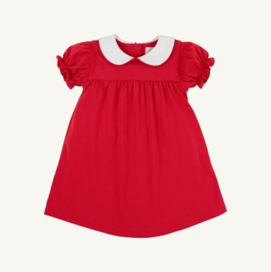 Holly Day Dress- Richmond Red/Worth Ave White