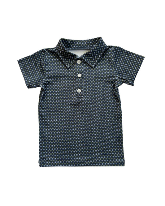 Kyle Polo- Navy Geometric