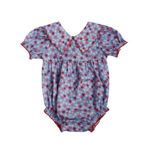 Conley Bubble - Blue Ditsy Floral