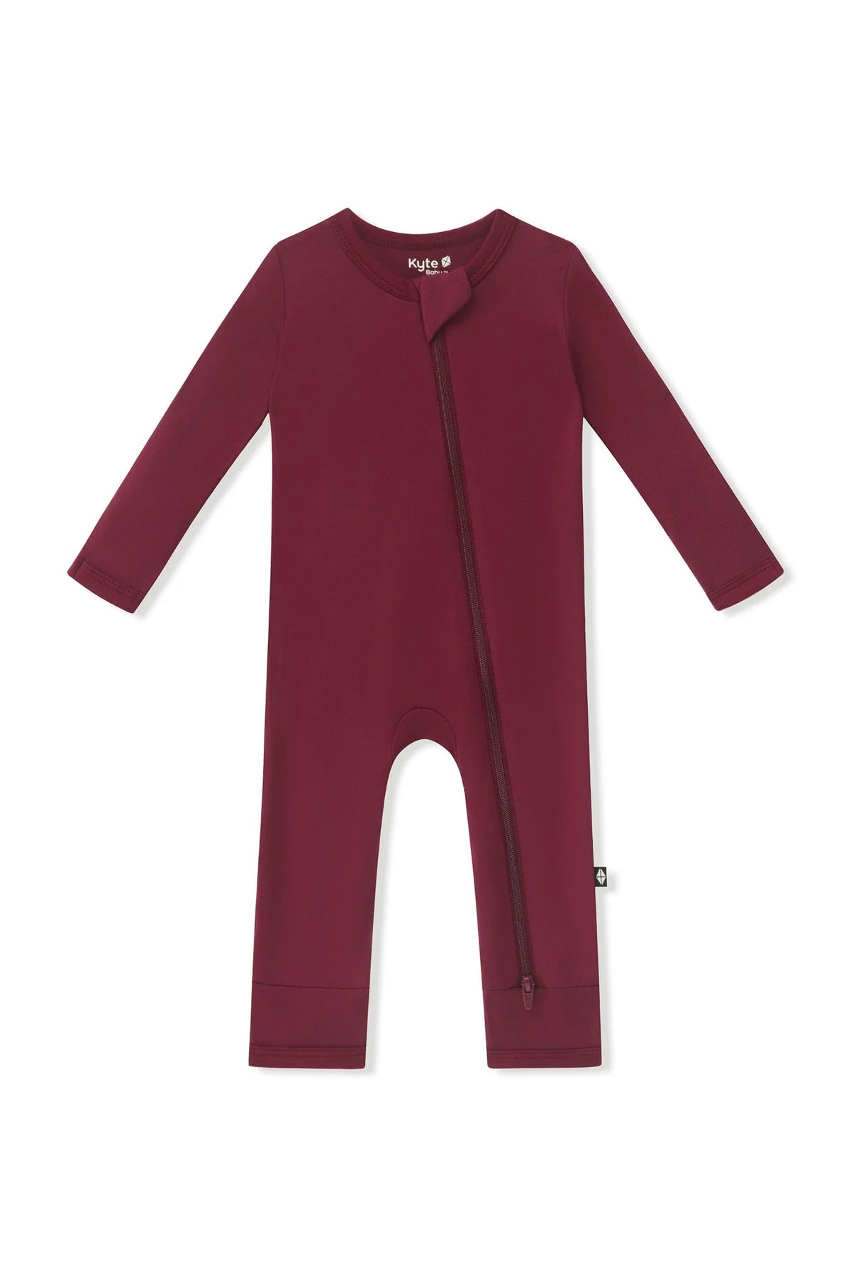 Zippered Romper in Burgundy