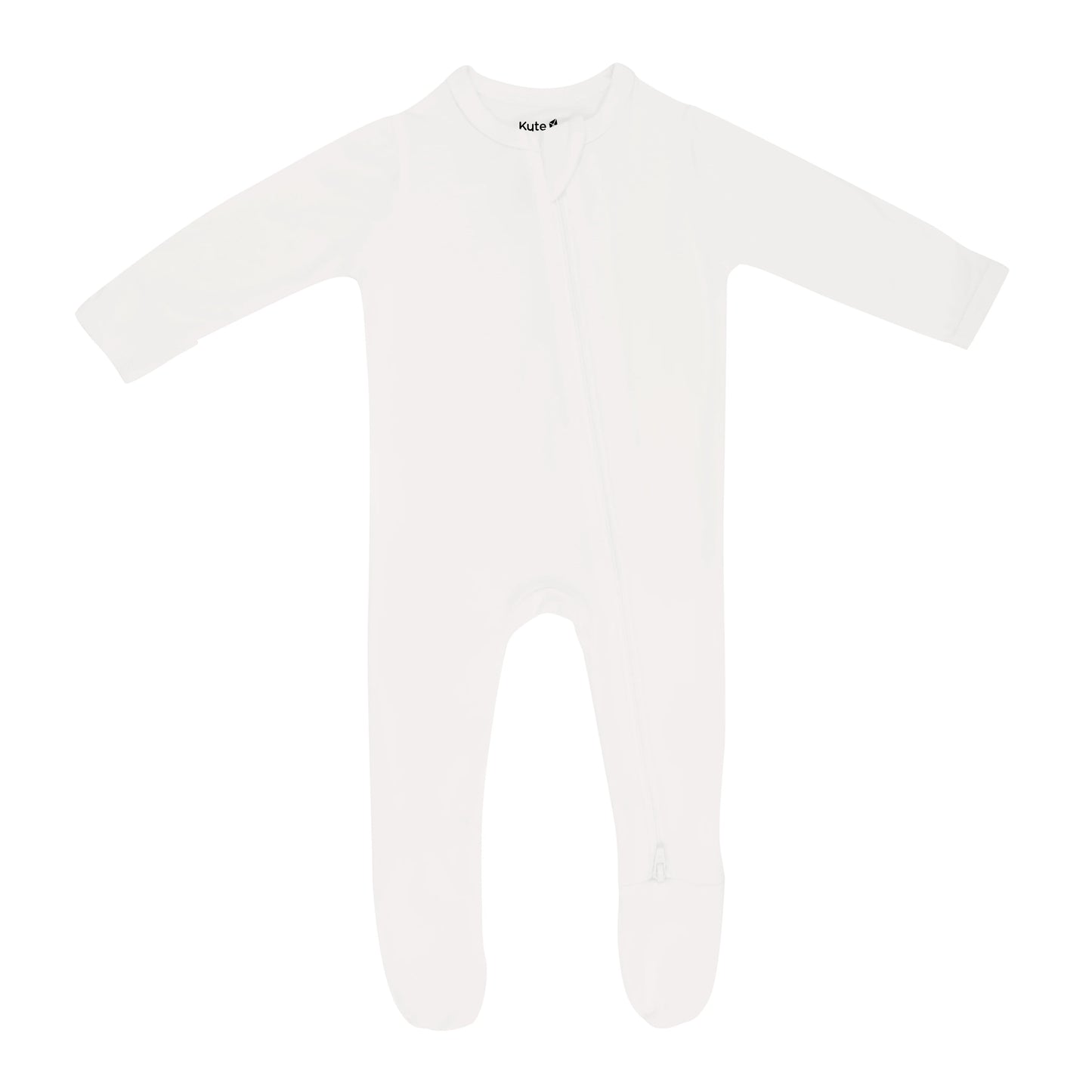 Zippered Footie in Cloud