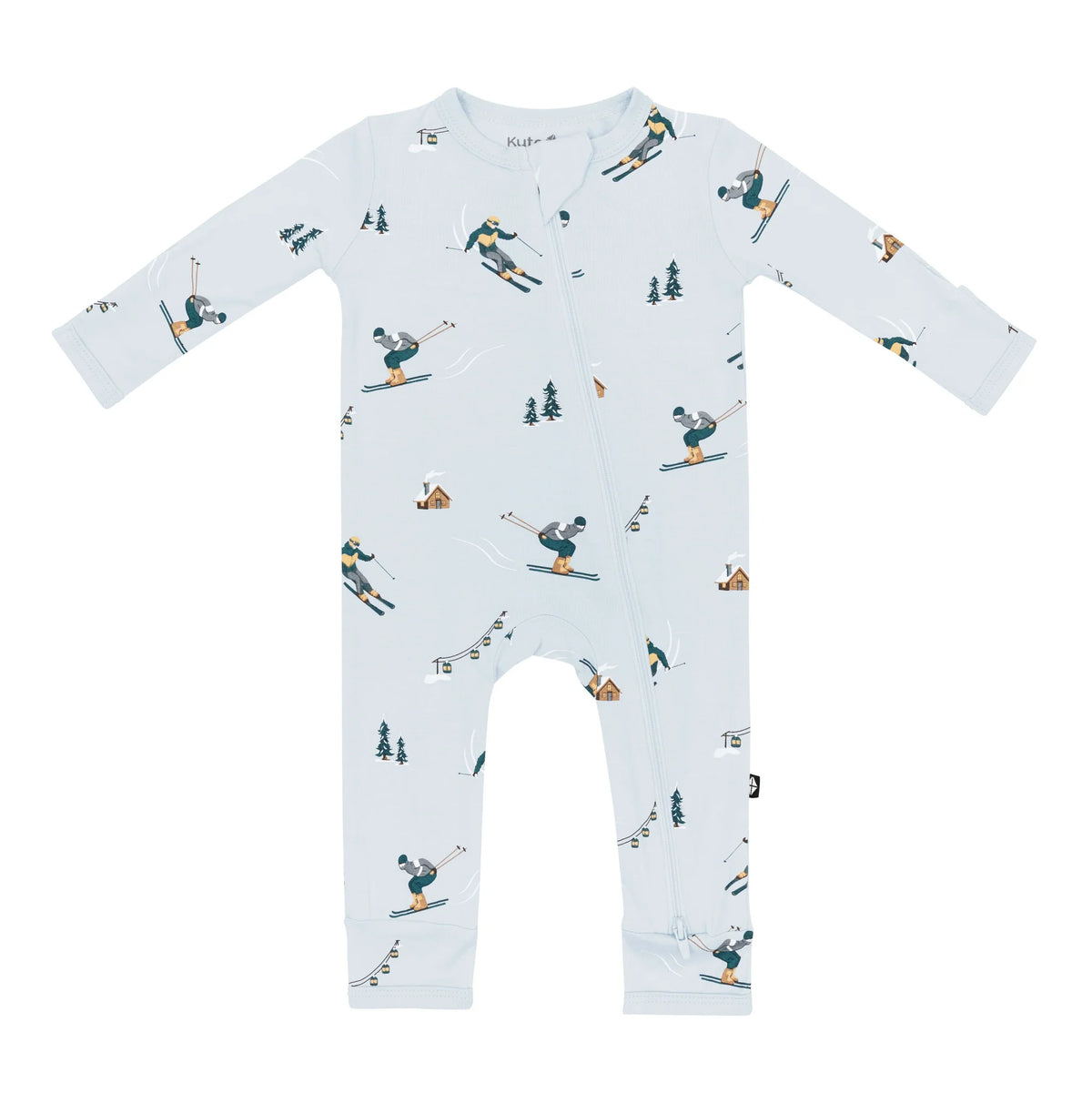 Zippered Romper in Ski