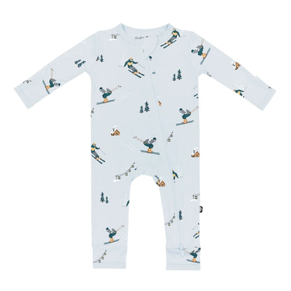 Zippered Romper in Ski