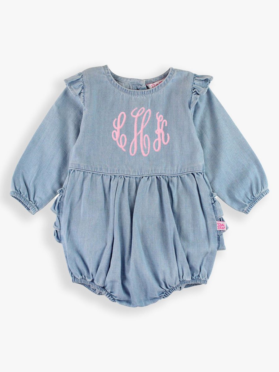 Long Sleeve Flutter Bubble Romper