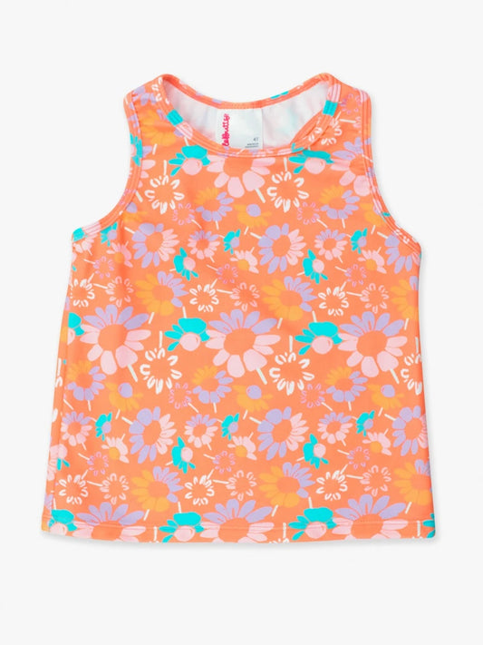 Active Tank Top-CORAL FLORAL