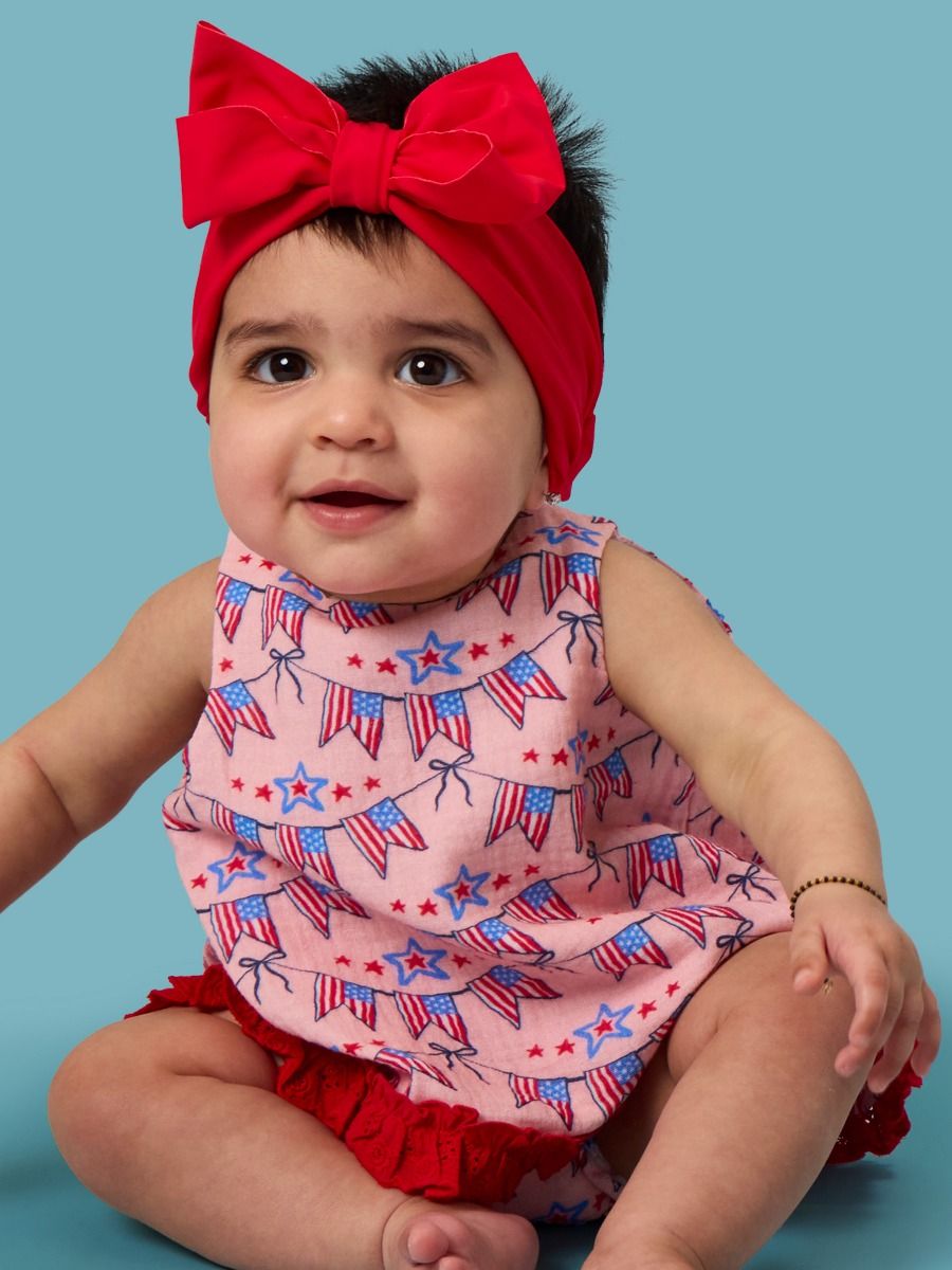 Cotton Gauze Swing Top And Bloomer Set
