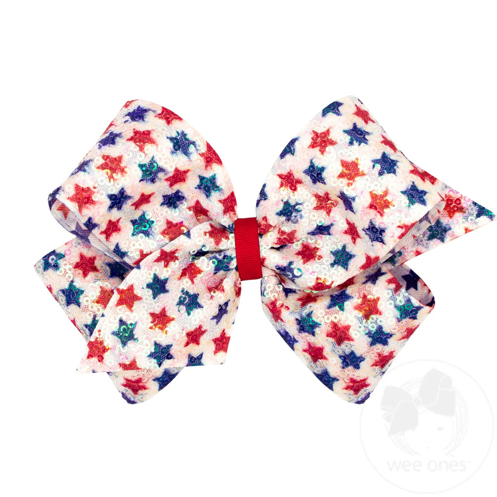 King Patriotic Sequin Star