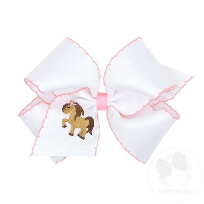 King Moonstitch Edge and Cowgirl Pony Embroidery