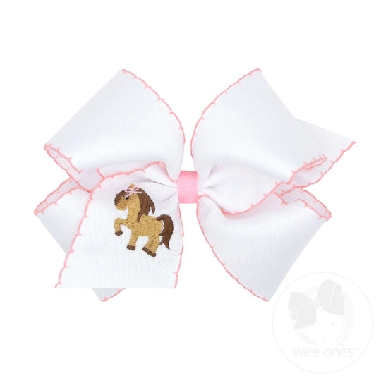 King Moonstitch Edge and Cowgirl Pony Embroidery