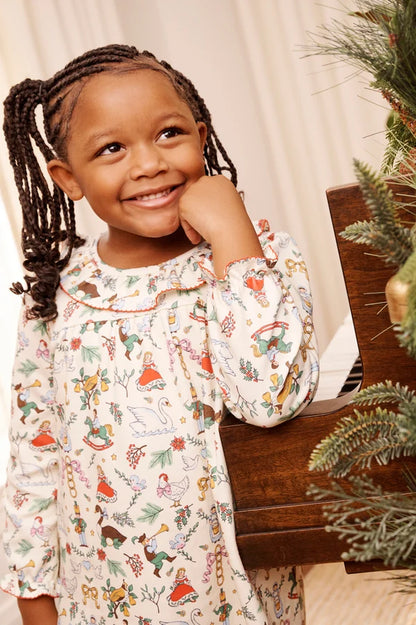 Long Sleeve Ramona Ruffle Dress - 12 Days of Christmas