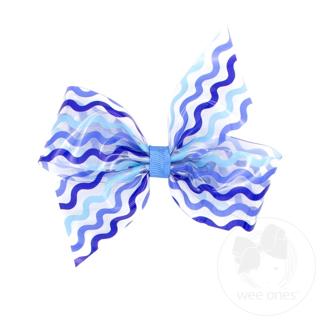 Medium Wee Splash Printed 2-Loop Swim Bow