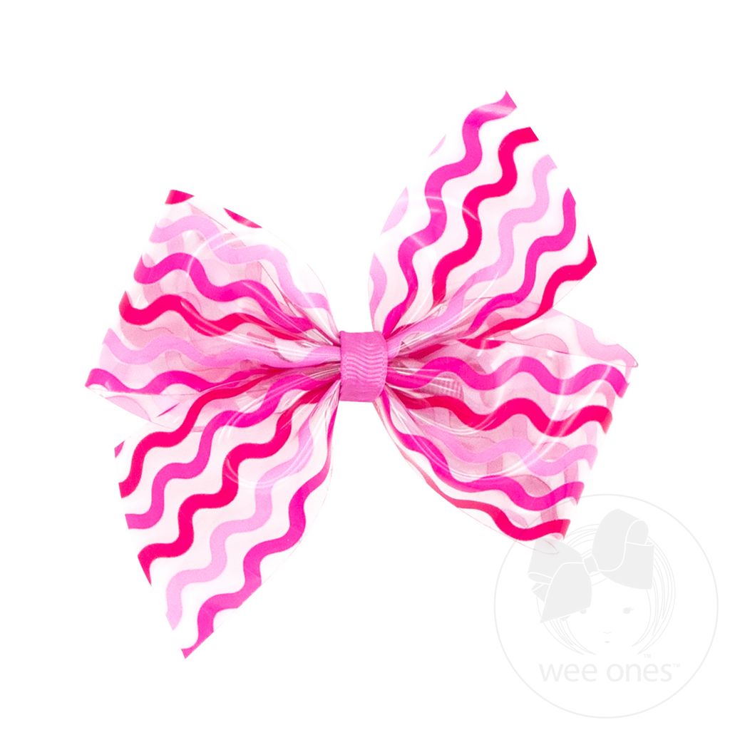 Medium Wee Splash Printed 2-Loop Swim Bow