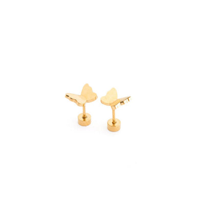 Butterfly Stud Earring -Hypoallergenic