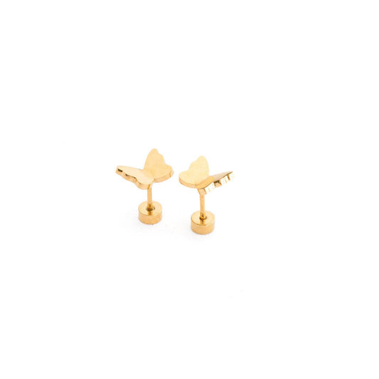 Butterfly Stud Earring -Hypoallergenic