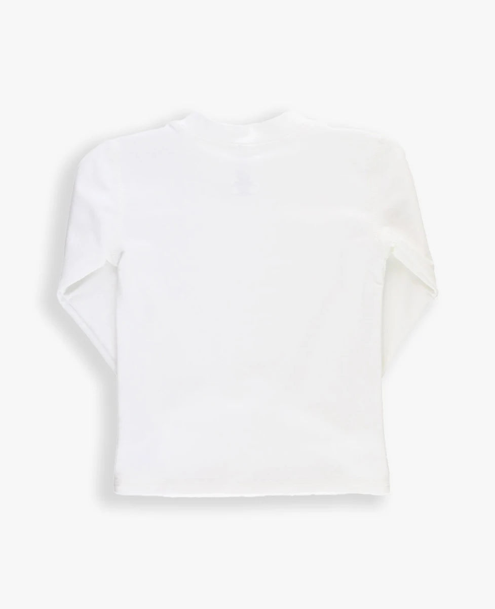 Long Sleeve Rash Guard - White