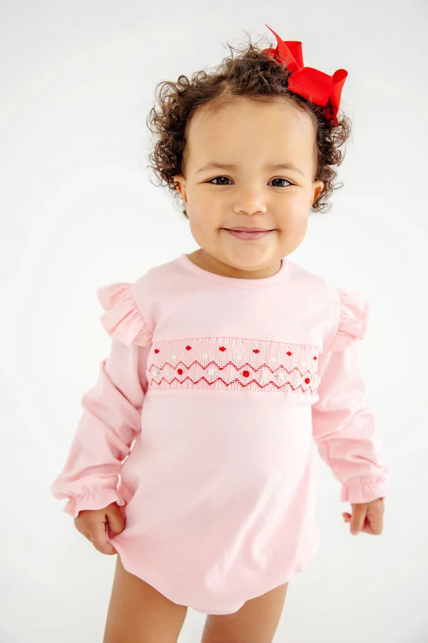 Long Sleeve Smocked Biltmore Bubble