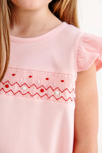 Smocked Angel Sleeve Biltmore Dress