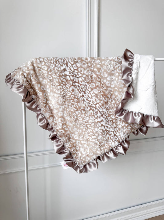 Lovely Leopard Lux Cuddle Blanket
