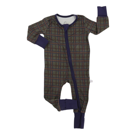 Boys Cabin Cozy Zipper Romper