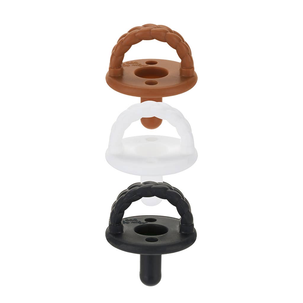 Sweetie Soother™ Silicone Pacifier Coffee & Cream (3-Pack)