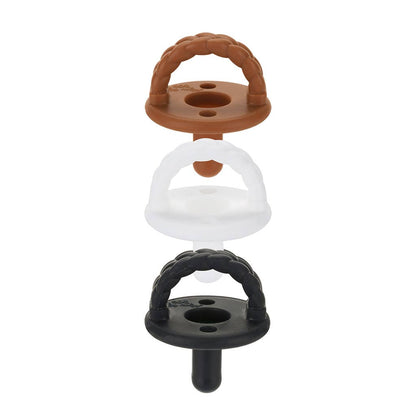 Sweetie Soother™ Silicone Pacifier Coffee & Cream (3-Pack)